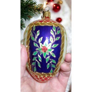 2003 Neiman Marcus Hand Blown Glass Marie Antoinet Egg Ornament RARE!
